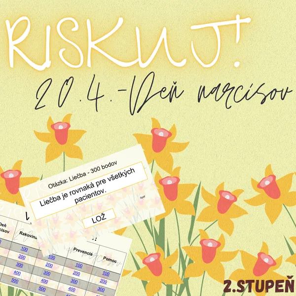 RISKUJ! - 20.4. - Deň narcisov