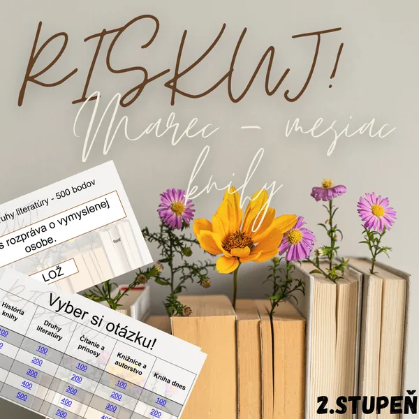 RISKUJ! - Marec – mesiac knihy