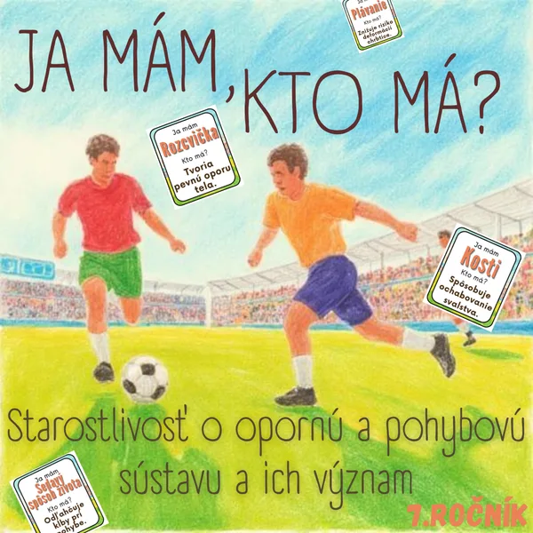Ja mám, kto má? - Starostlivosť o opornú a pohybovú sústavu a ich význam