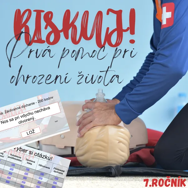 RISKUJ! - Prvá pomoc pri ohrození života 