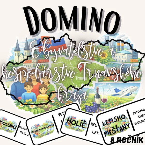 Domino - Obyvateľstvo a hospodárstvo Trnavského kraja