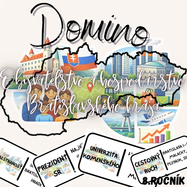 Domino - Obyvateľstvo a hospodárstvo Bratislavského kraja