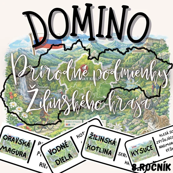 Domino - Prírodné podmienky Žilinského kraja