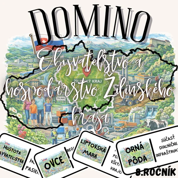 Domino - Obyvateľstvo a hospodárstvo Žilinského kraja