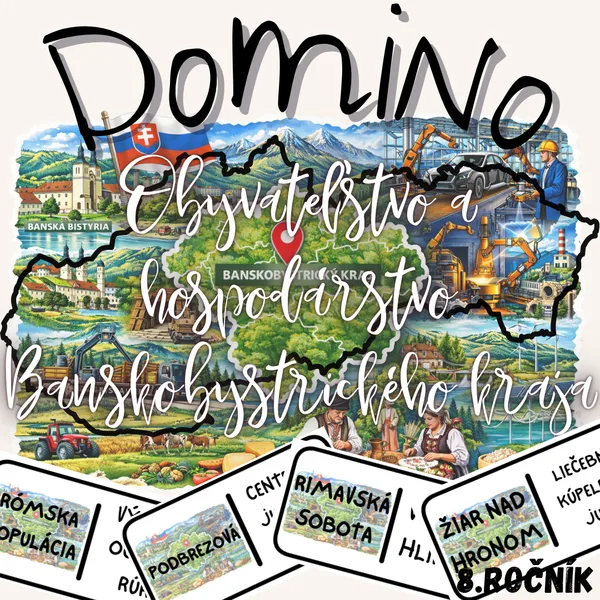 Domino - Obyvateľstvo a hospodárstvo Banskobystrického kraja