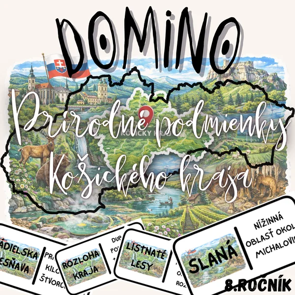 Domino - Prírodné podmienky Košického kraja