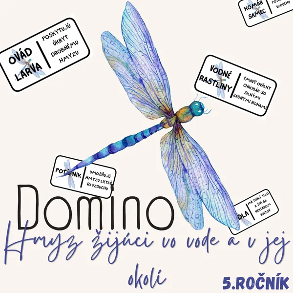 Domino - Hmyz žijúci vo vode a v jej okolí