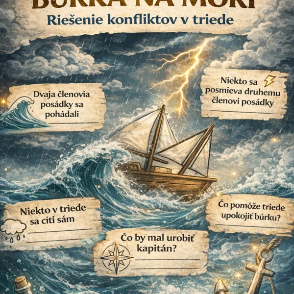 Búrka na mori - sociometrická aktivita pri konfliktoch v triede