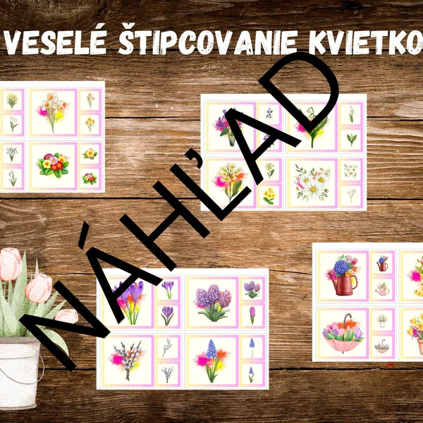 Veselé štipcovanie kvietkov