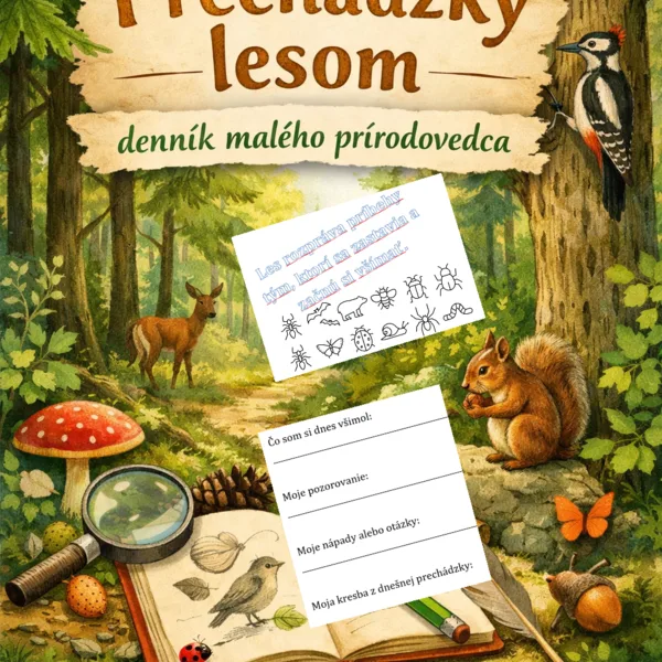 Prechádzky lesom - denník malého prírodovedca