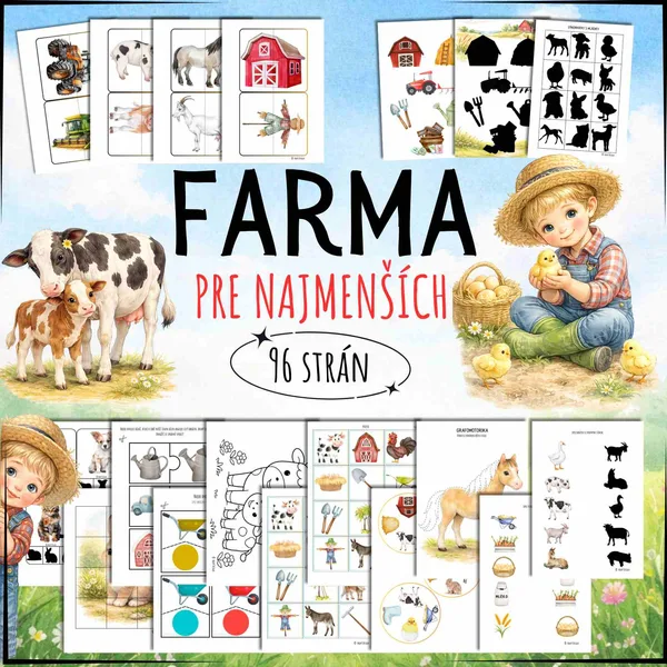 FARMA PRE NAJMENŠÍCH - veľký súbor aktivít