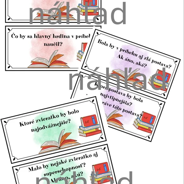 Komunikačné kartičky - Ako by vyzerala moja kniha? 