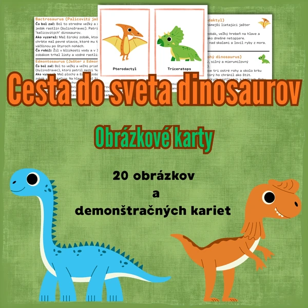 Cesta do sveta dinosaurov - Demonštračné obrázky