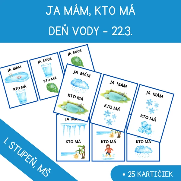 Ja mám - Deň vody
