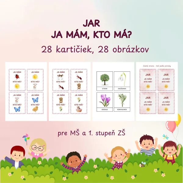 JAR - Ja mám, kto má? (pre MŠ a 1. stupeň ZŠ)