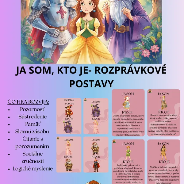 Ja som, kto je- Rozprávkové postavy