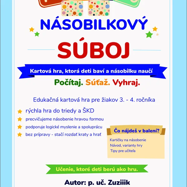 Násobilkový súboj