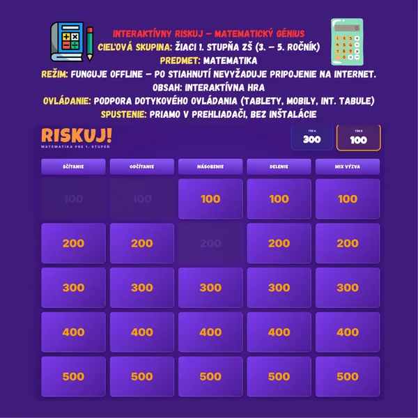 Riskuj! – Matematický génius