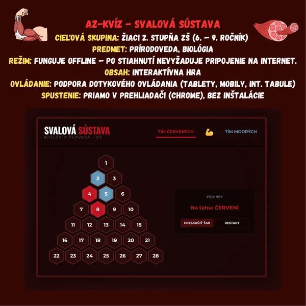 AZ-KVÍZ - Svalová sústava