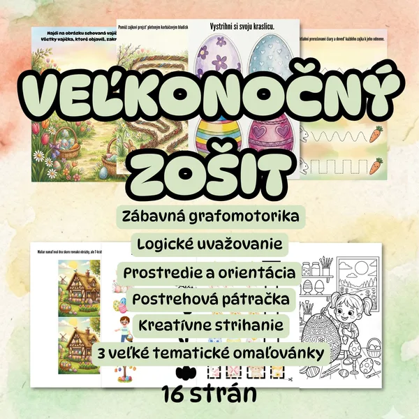 VEĽKONOČNÝ ZOŠIT (Súbor pracovných listov)