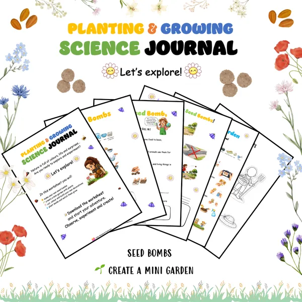 Seed Bombs & My Garden: Discovery Activity Pack (Kindergarten & Primary)