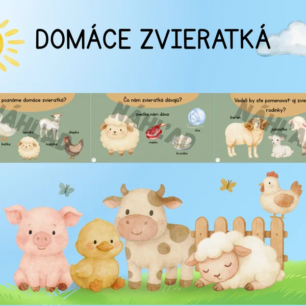 Domáce zvieratká prezentácia 🐮