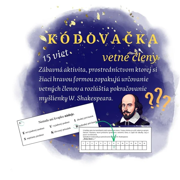 Vetné členy - kódovačka