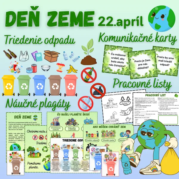 Deň Zeme, 22. apríl - odpad a triedenie odpadu