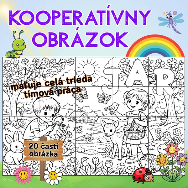 Kooperatívny obrázok - jar