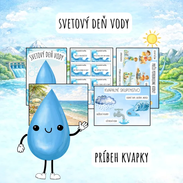 Deň vody, Príbeh kvapky, Živá a neživá príroda, Príroda, Živly, 