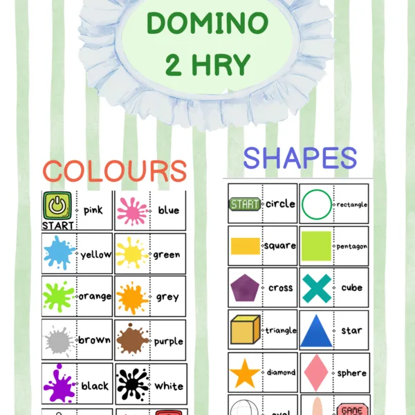 Colours, shapes - domino
