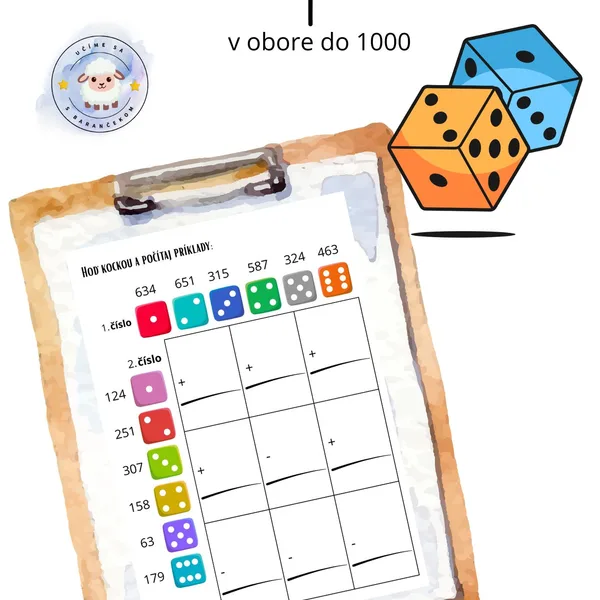 Písomné počítanie v obore do 1000