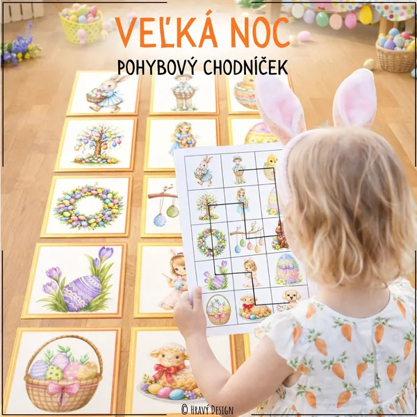 Veľká noc - Pohybový chodníček