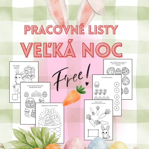 VEĽKÁ NOC- pracovné listy