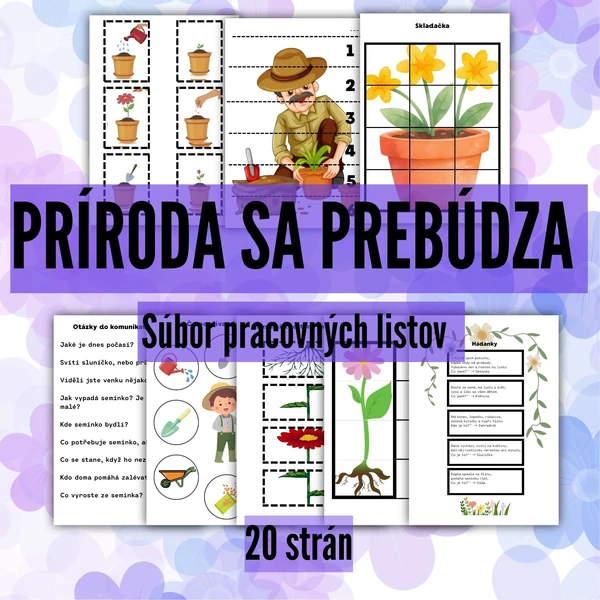 Příroda se probouzí - Súbor pracovných listov 