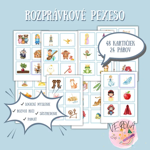 Rozprávkové Pexeso - VEROLA