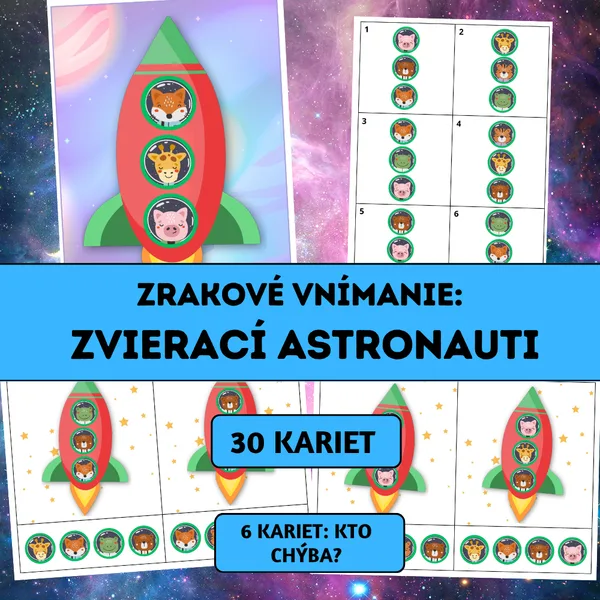 Zrakové vnímanie: Zvierací astronauti