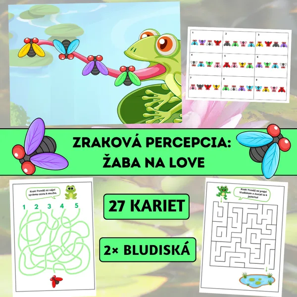 Zraková percepcia: Žaba na love