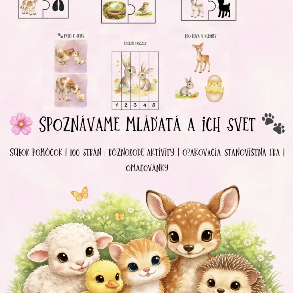🌸 Poznáváme mláďata a jejich svět