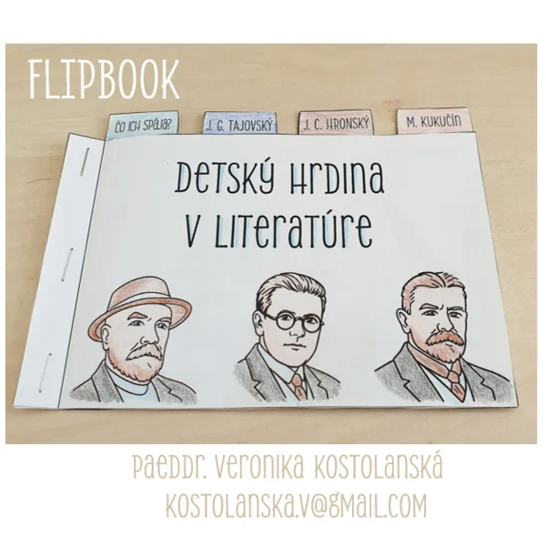 FLIPBOOK- J. G. Tajovský, J. C. Hronský, M. Kukučín