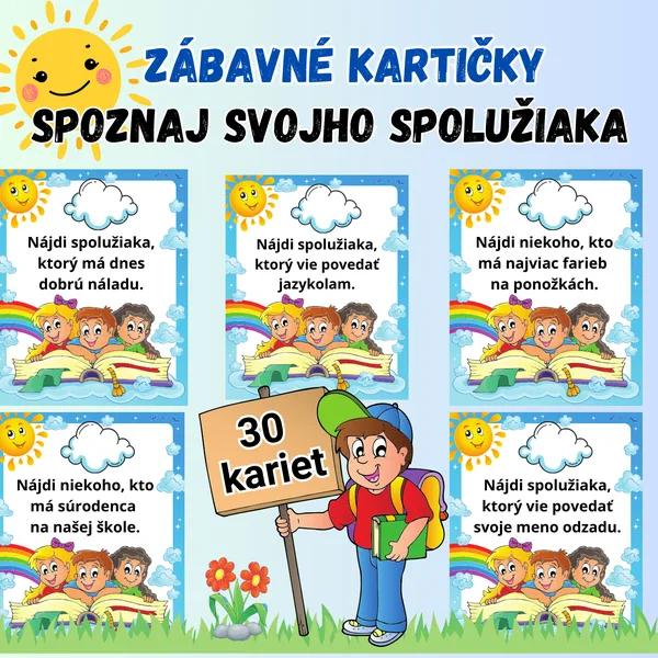 Ranný kruh - Spoznaj svojho spolužiaka