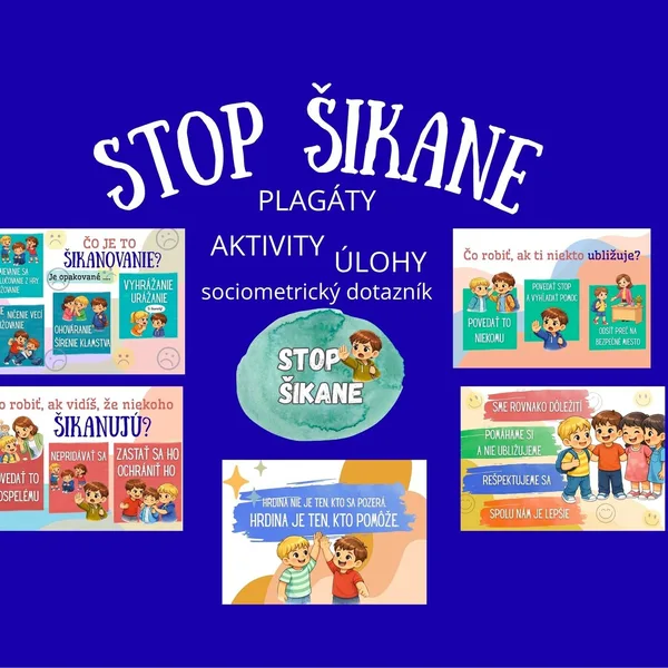 Bezpečná trieda - prevencia šikanovania. Súbor aktivít a plagátov (šikanovanie, prevencia šikanovania, plagáty, dotazník, aktivity)
