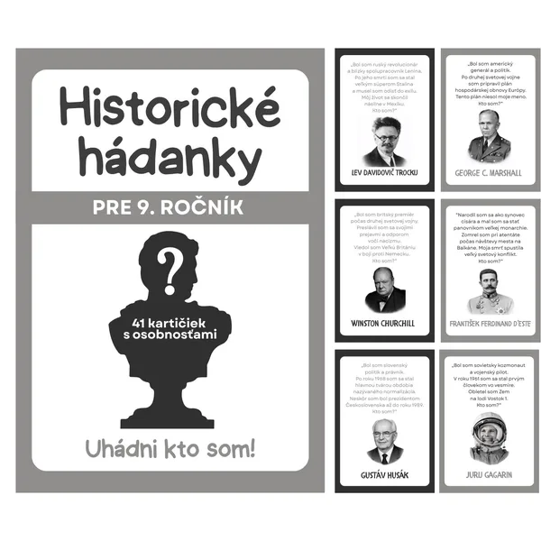 Historické hádanky - osobnosti - 9. ročník