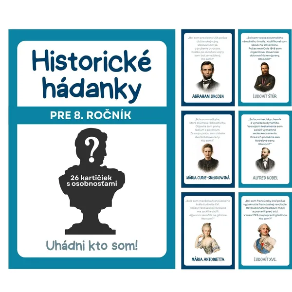 Historické hádanky - osobnosti 8. ročník