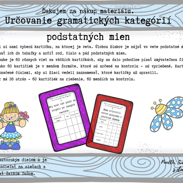 Určovanie gramatických kategórií
