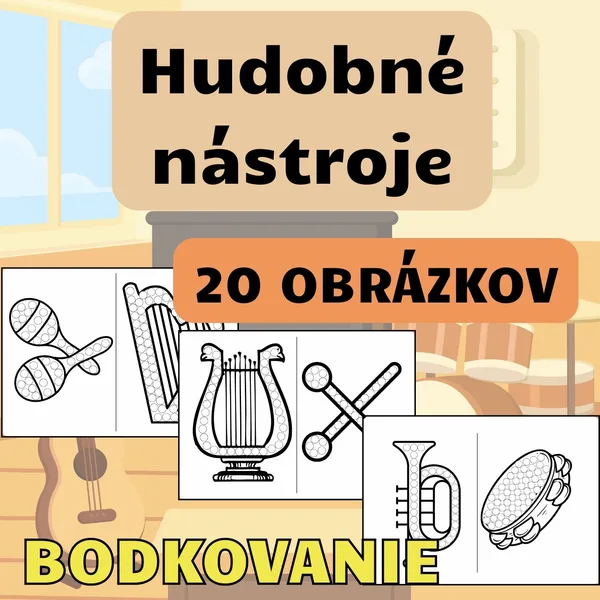 Hudobné nástroje - Bodkovanie