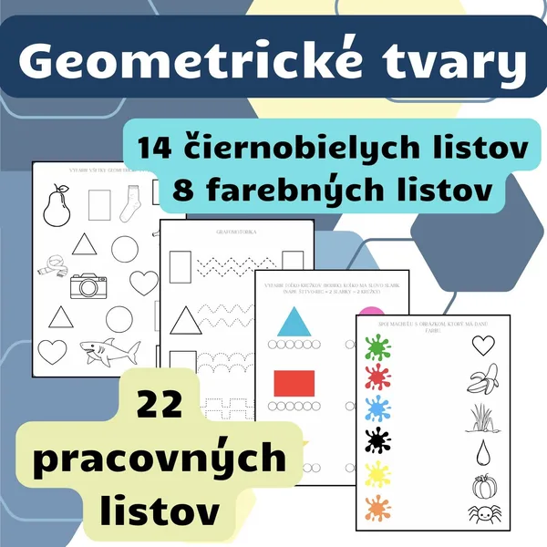 GEOMETRICKÉ TVARY A BARVY
