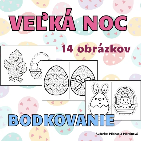 VEĽKÁ NOC – bodkovanie