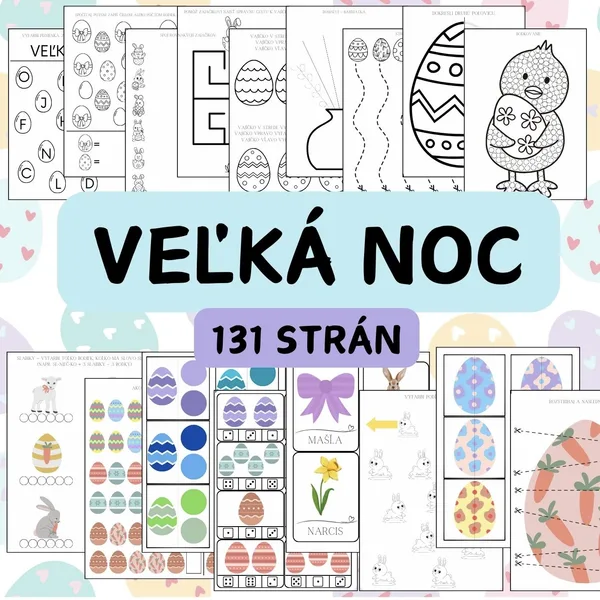 VEĽKONOČNÝ SUPERBALÍČEK: 131 strán aktivít