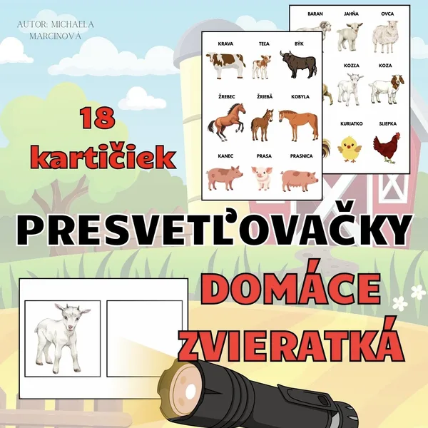 DOMÁCE ZVIERATKÁ - presvetľovačky